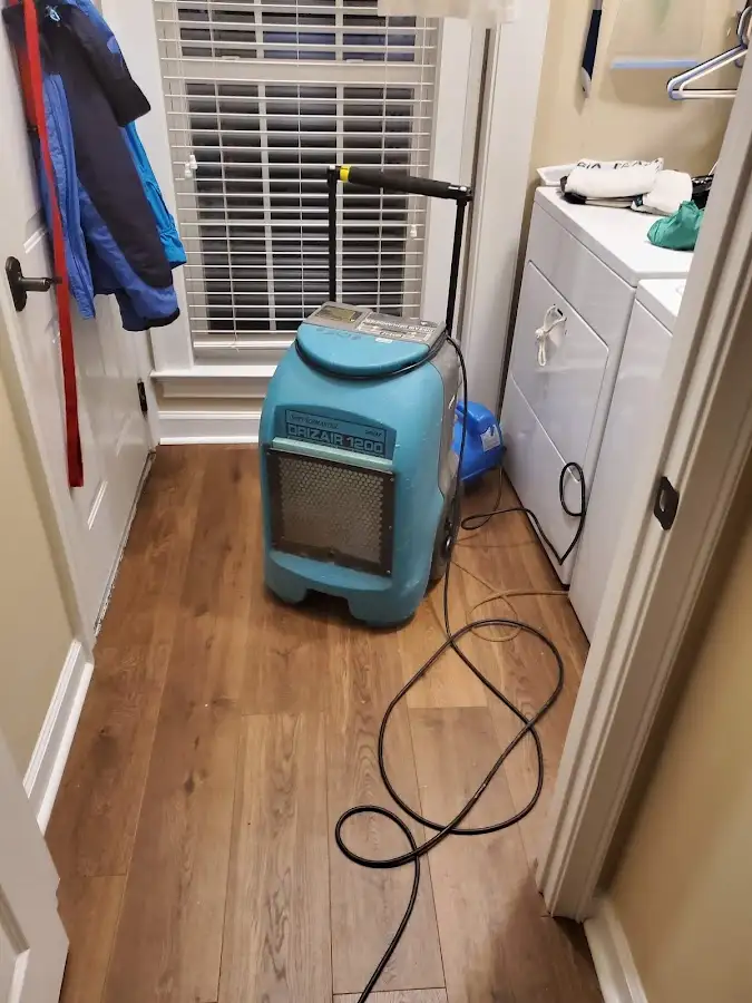 Commercial dehumidifier deployed for Flood Damage Cleanup in Melvindale