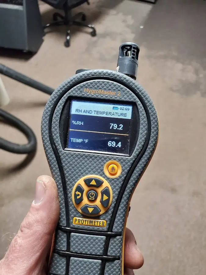 Moisture meter humidity assessment for Mold Remediation & Removal in Melvindale
